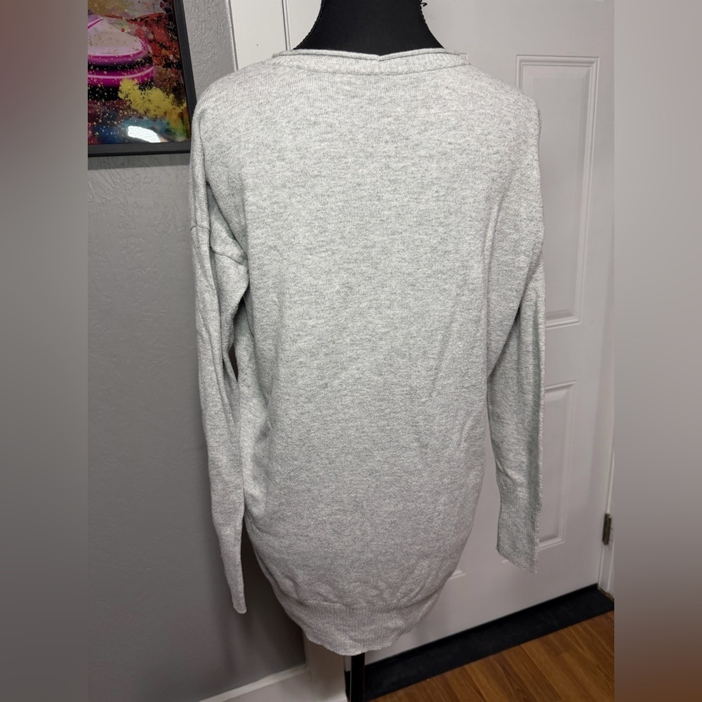 Armani Exchange Italian Yarn Grey Knit Sweater Size Small. - Picture 2 of 3